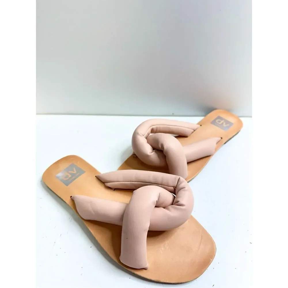 DV Dolce Vita Sandals Womens Size‎ 7 Pink Janae Slip On Flats